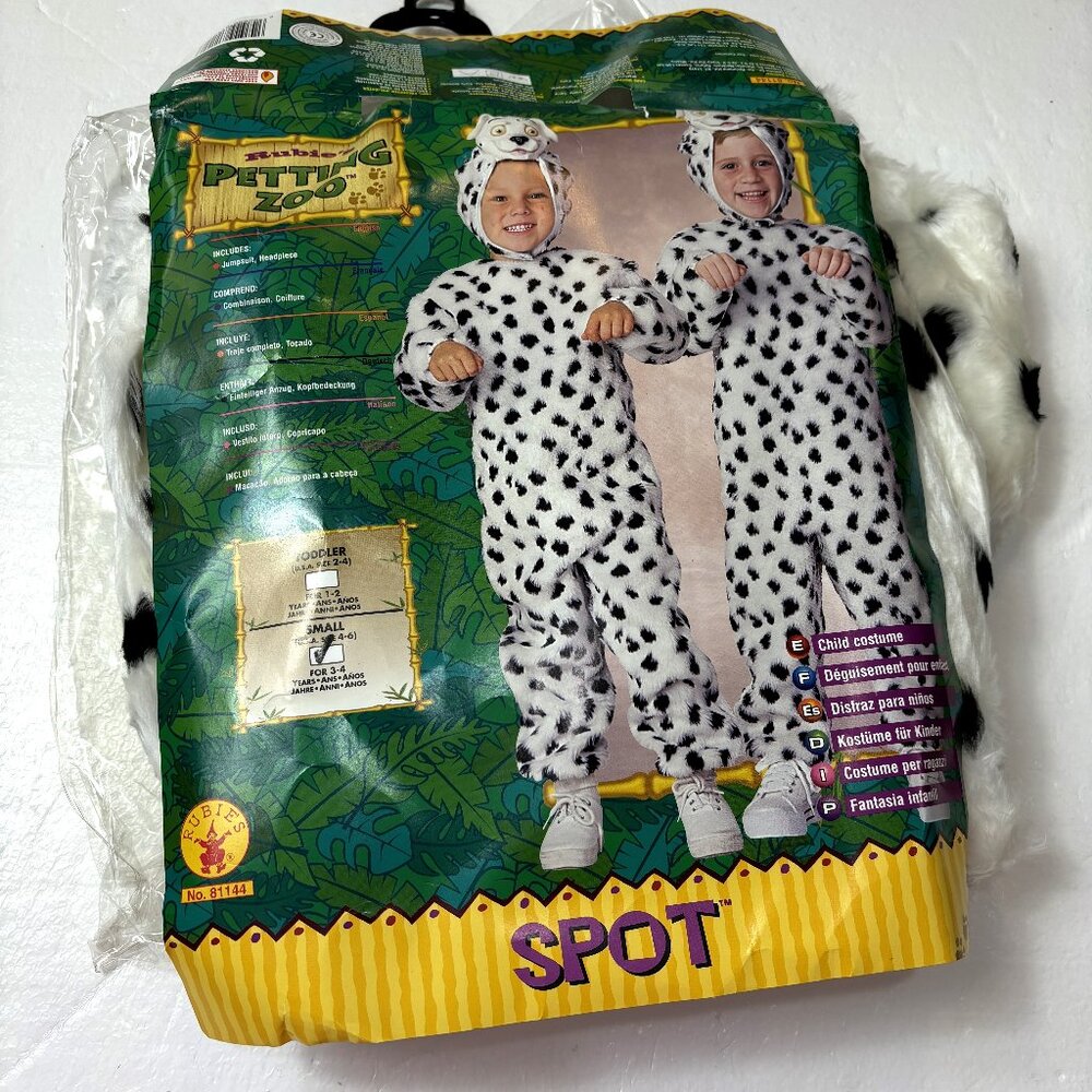 Dalmation Rubies Petting Zoo Costume Small 4-6  NWT